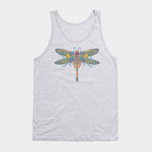 Beautiful Artistic Dragonfly Tank Top